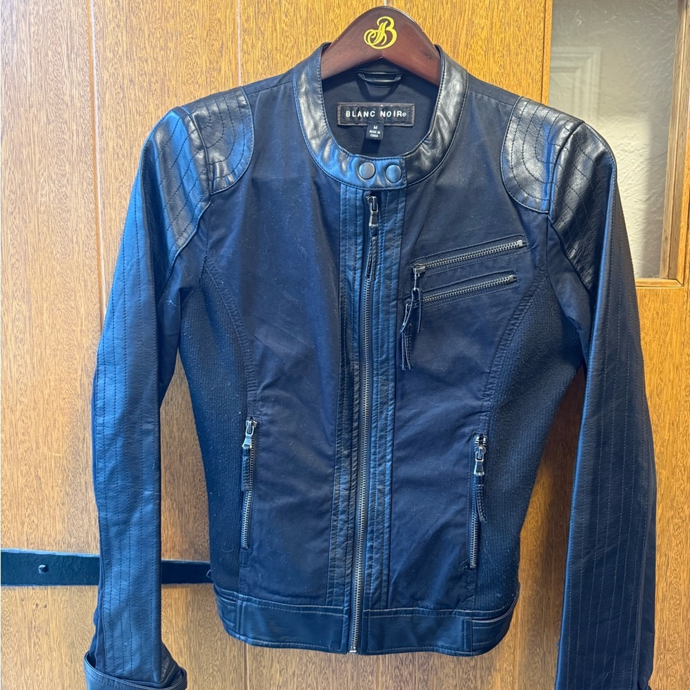 Blanc Noir Midnight Leather Jacket